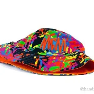 MCM | Accessories | Mcm Cubic Monogram Neon Cotton Silk  display picture 2